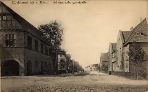 Ak Hochemmerich Duisburg im Ruhrgebiet, Schwarzenbergerstraße