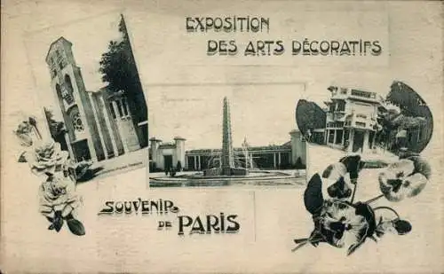 Ak Paris, Exposition Arts Décoratifs 1925