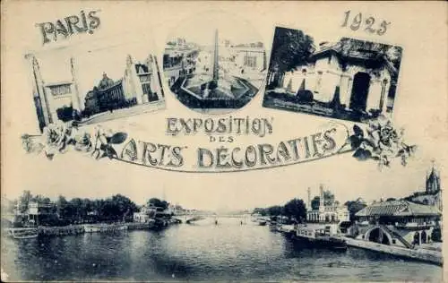 Ak Paris, Exposition Arts Décoratifs 1925