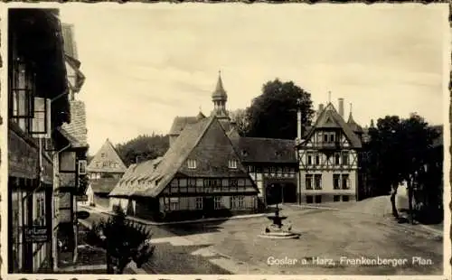 Ak Goslar am Harz, Frankenberger Plan