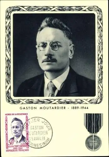 Maximum Ak Gaston Moutardier, Portrait, General de Corps d'Armee, l'Ordre de la Division