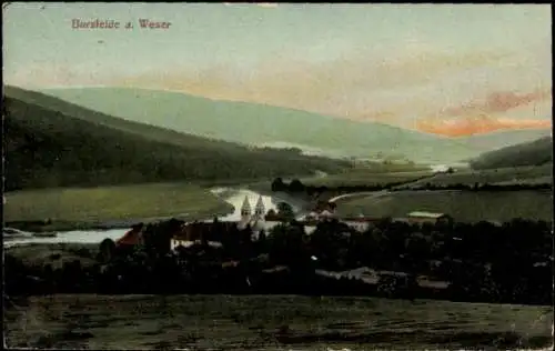 Ak Bursfelde Hann. Münden in Niedersachsen, Panorama