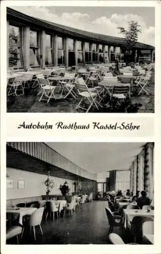Ak Kassel in Hessen, Autobahn Rasthaus Kassel-Söhre