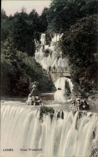 Ak Kassel in Hessen, Neuer Wasserfall