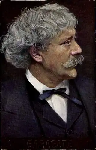 Künstler Ak Eichhorn, Komponist und Geiger Pablo de Sarasate