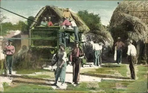 Ak Bauern bei der Heuernte