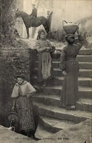 Ak Baskenland, Frauen am Brunnen