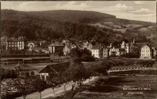 Ak Bad Sooden Allendorf an der Werra Hessen, Villenviertel