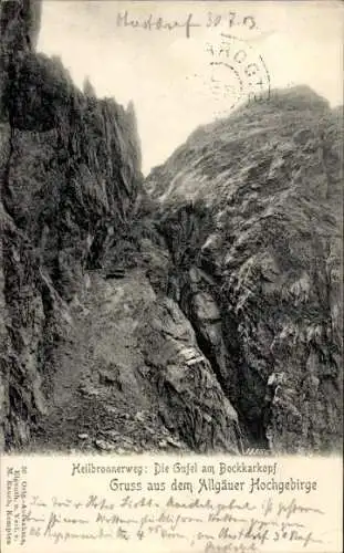 Ak Oberstdorf im Oberallgäu, Heilbronner Weg