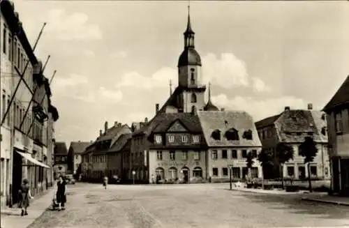 Ak Rochlitz an der Mulde Sachsen, Platz der Solidarität, Kunigundenkirche