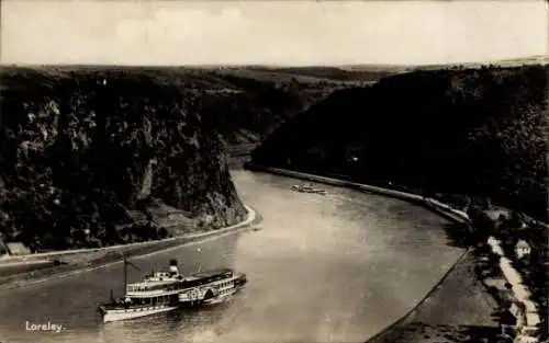 Ak Sankt Goarshausen am Rhein, Loreley