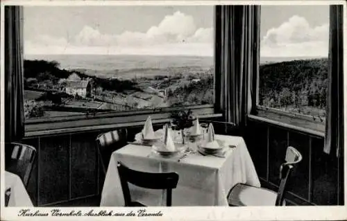 Ak Witten an der Ruhr, Kurhaus Vormholz, Veranda, Panorama