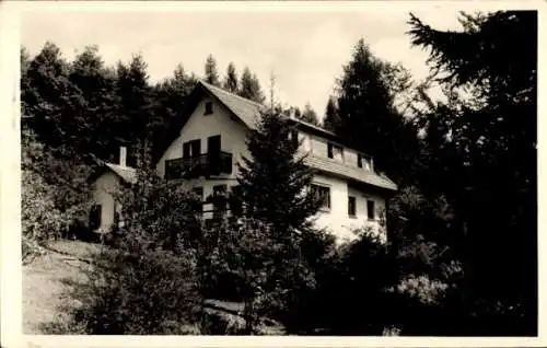 Ak Trienz Fahrenbach im Odenwald, Gebäude