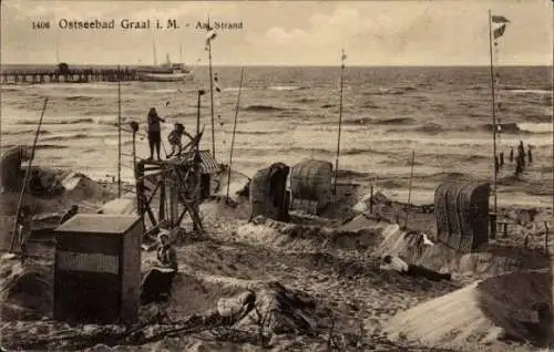 Ak Ostseebad Graal Müritz, Strand