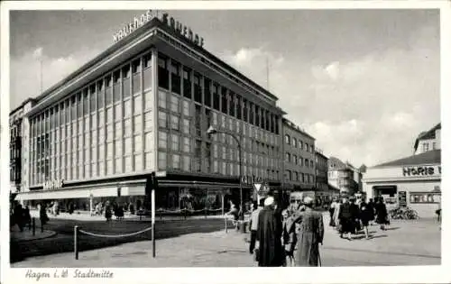 Ak Hagen in Westfalen, Kaufhof, Stadtmitte