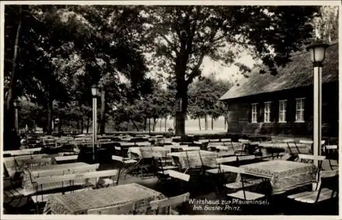 Ak Berlin Zehlendorf Wannsee, Wirtshaus zur Pfaueninsel