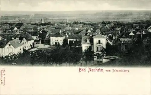 Ak Bad Nauheim in Hessen, Panorama, Blick v. Johannisberg