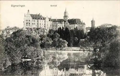 Ak Sigmaringen an der Donau, Schloss