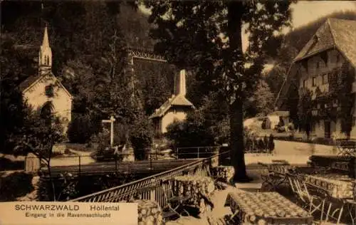 Ak Breitnau im Schwarzwald, Höllental, Ravennaschlucht