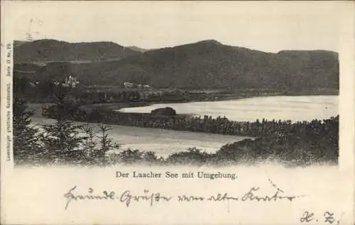 Ak Kruft am Laacher See, Panorama