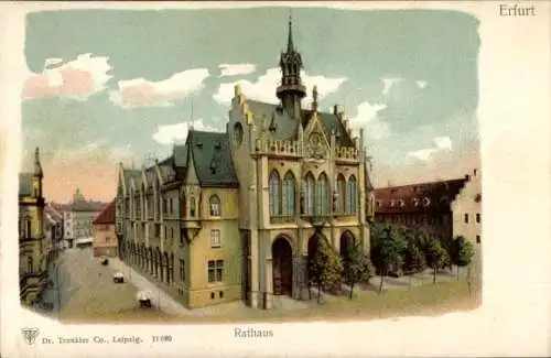 Ak Erfurt in Thüringen, Rathaus