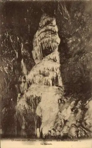 Ak Dinant Wallonien Namur, Grotte, La Merveilleuse, La Cascade