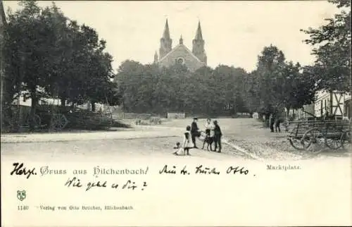 Ak Hilchenbach in Westfalen, Marktplatz