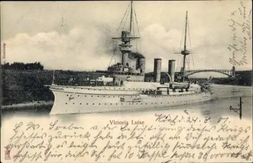 Ak Deutsches Kriegsschiff, Victoria Luise, Kreuzer