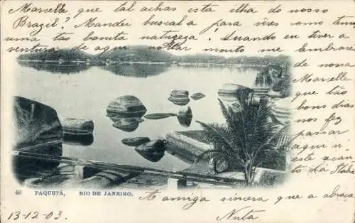 Ak Rio de Janeiro Brasilien, Paqueta