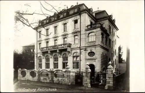 Ak Würzburg am Main Unterfranken, Reichsbank