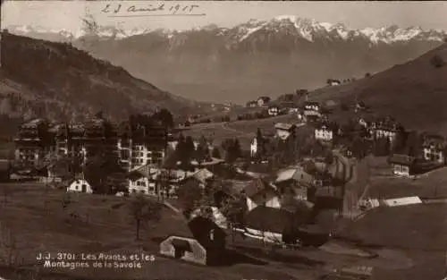 Ak Les Avants Montreux Kanton Waadt, Panorama