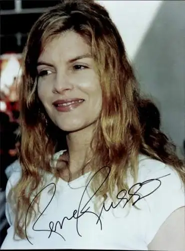 Ak Schauspielerin Rene Russo, Portrait, Autogramm