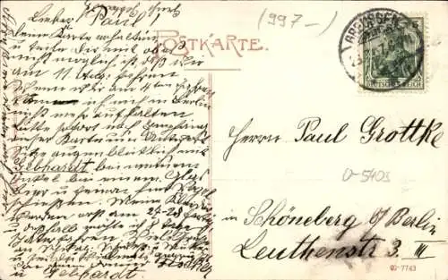 Ak Greußen in Thüringen, Marktplatz