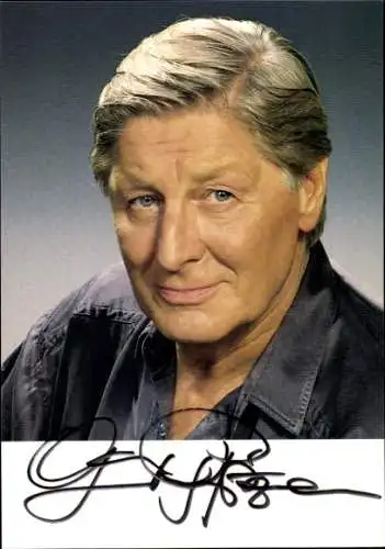 Ak Schauspieler Günter Pfitzmann, Portrait, Autogramm