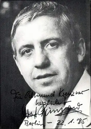 Ak Schauspieler Horst Pinnow, Portrait, Autogramm