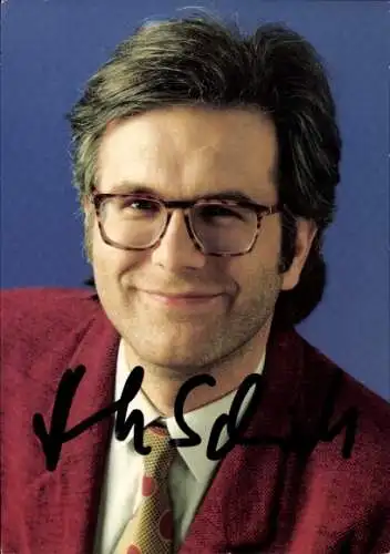 Ak Schauspieler Harald Schmidt, Portrait, Autogramm, WDR