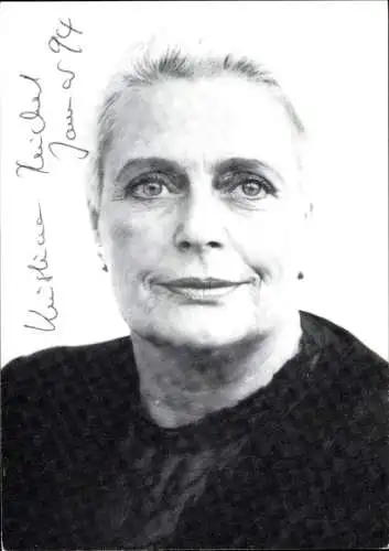 Ak Schauspielerin Kristina Reichert, Portrait, Autogramm