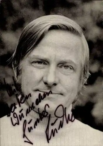 Ak Schauspieler Günter Lüdke, Portrait, Autogramm