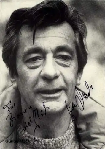 Ak Schauspieler Günter Mack, Portrait, Autogramm
