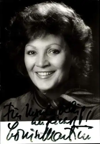 Ak Schauspielerin Louise Martini, Portrait, Autogramm