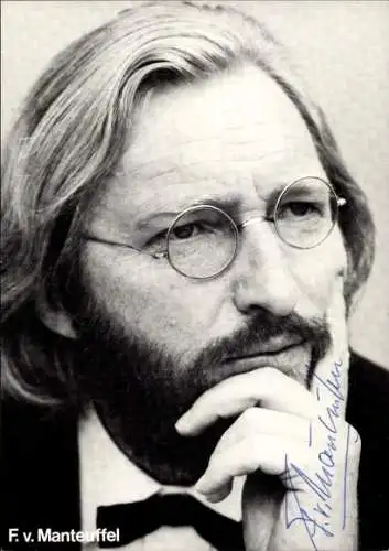 Ak Schauspieler Felix von Manteuffel, Portrait, Autogramm