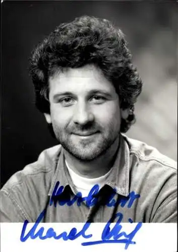 Ak Schauspieler Marcel Reif, Portrait, Autogramm