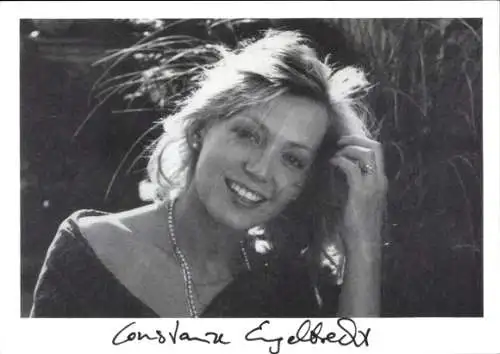 Ak Schauspielerin Constanze Engelbrecht, Portrait, Autogramm