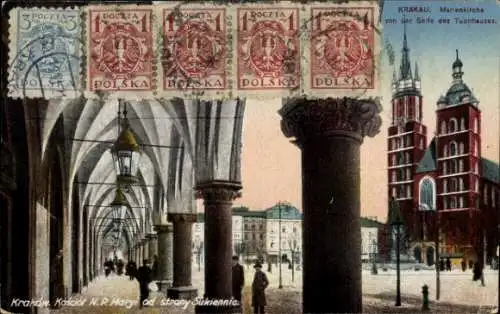 Ak Kraków Krakau Polen, Marienkirche