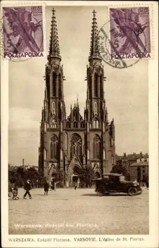Ak Warszawa Warschau Polen, Kirche St. Florian