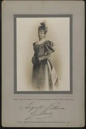 Cabinet Foto Auguste Viktoria Deutsche Kaiserin und Königin von Preußen