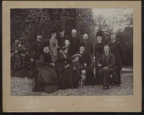 Cabinet Foto Königin Wilhelmina d. Niederlande, Herzog Heinrich zu Mecklenburg u.a.