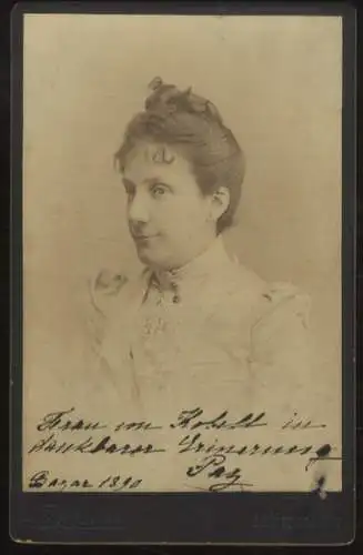 Cabinet Foto Prinzessin Maria de la Paz (Ludwig Ferdinand) von Bayern