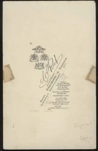 Cabinet Foto Erbgroßherzogin Hilda von Baden