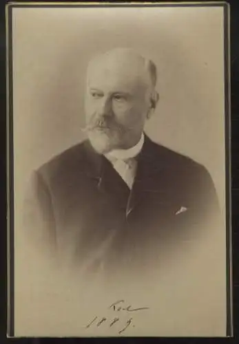 Cabinet Foto König Karl von Württemberg